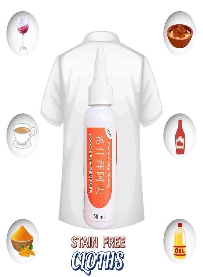 KODITHAL White Cotton Clothes Stain Remover Roll Bead Design, Stain Remover Roller-Ball Cleaner, Portable No-Wash Instant Stain Removal Pen for Clothes and Fabric (food stain remov) - Image 2