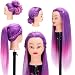 Beauty Star Mannequin Head with Hair, Beauty Star Doll Head for Styling, 29" Long Syntheic Hair Cosmetology Hairdressing Training Practice Manikin Head with Clamp Stand and Braiding Kit for Girls - Image 3