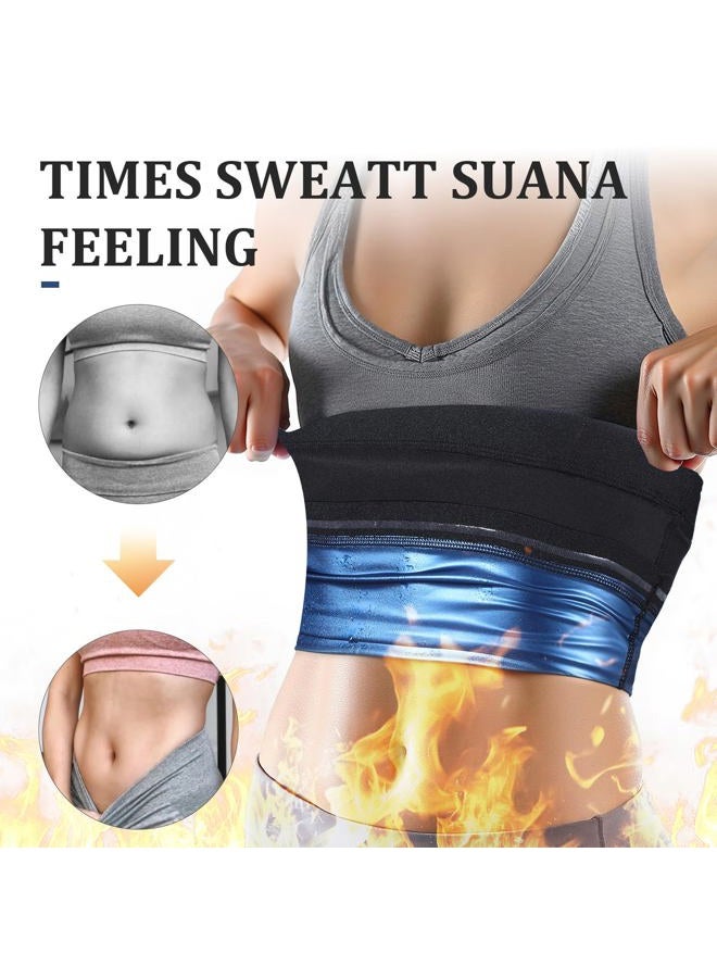 Wanmu Waist Trimmer for Women, Sweat Sauna Belt Band, Waist Cincher, Sauna Slimming Belt S/M-Size - Image 3
