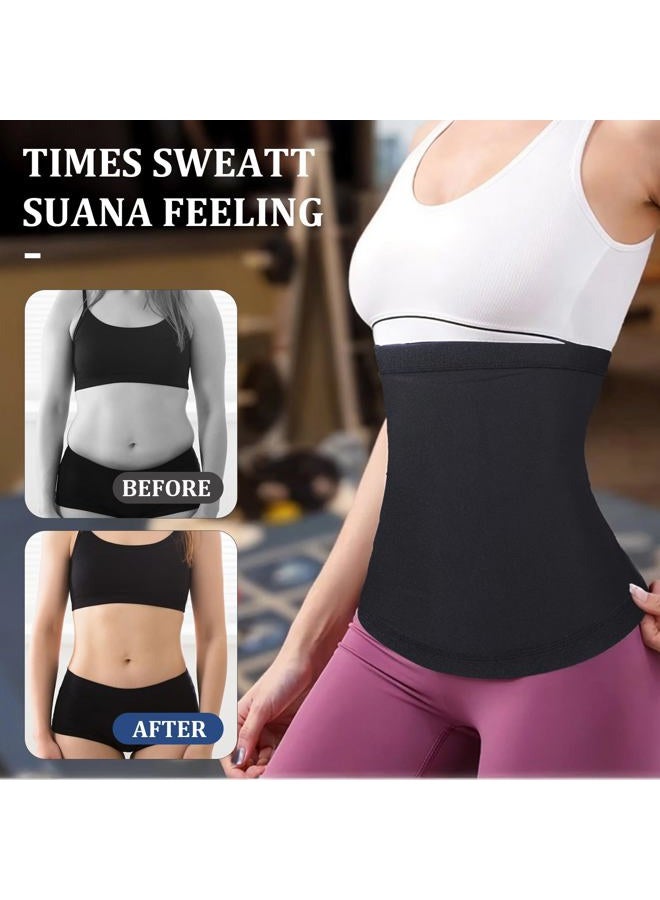Wanmu Waist Trimmer for Women, Sweat Sauna Belt Band, Waist Cincher, Sauna Slimming Belt S/M-Size - Image 4