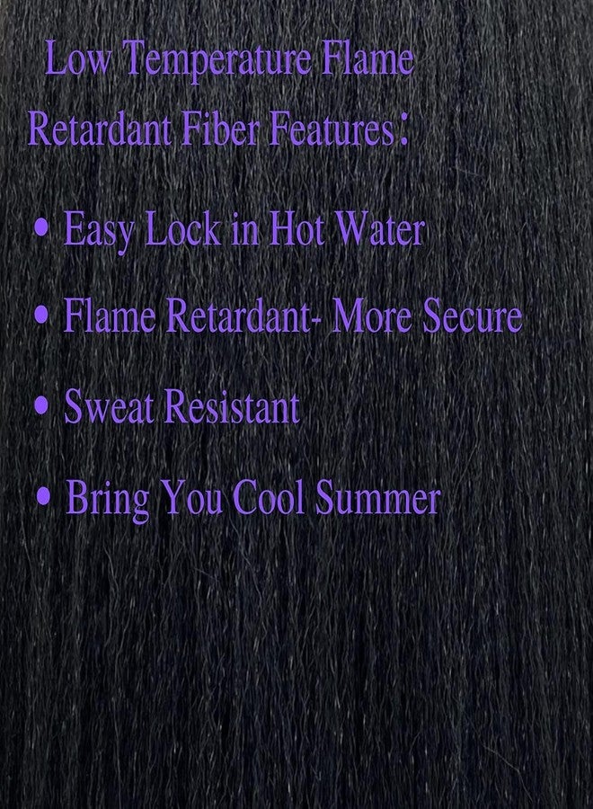 Leticia Kids Braiding Hair Pre stretched 16 inches Black Yaki ez Braid Braiding Hair for Kids Knotless Braids - Image 2