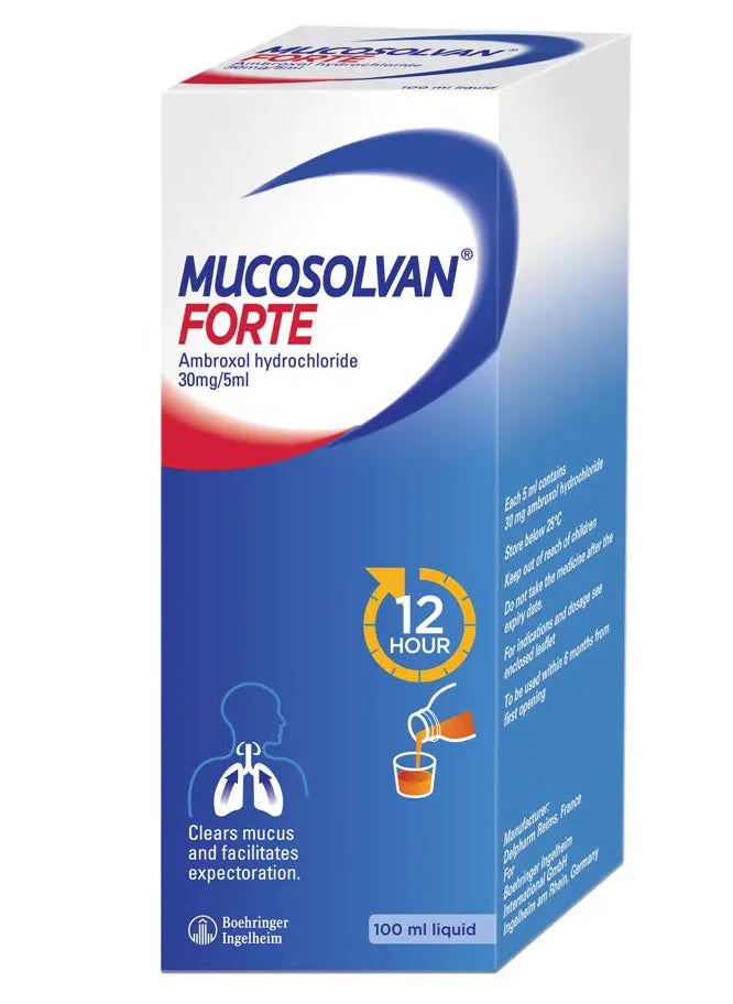 MUCOSOLVAN Mucosolvan Forte 30 mg Syrup 100 ml  - Image 4