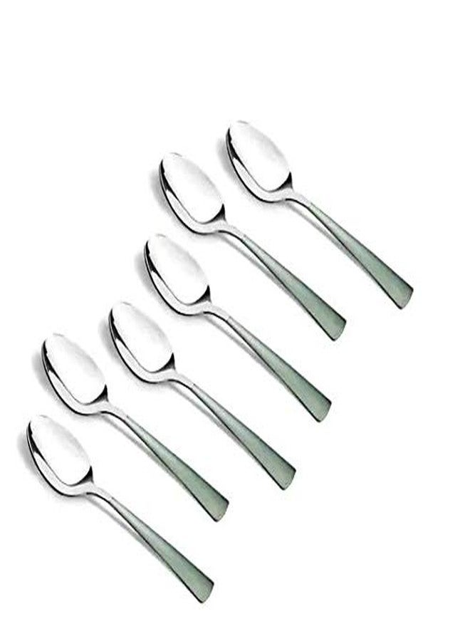 Bartan Star Stainless Steel Heavy Grade Dessert & Dinner Spoons (6) - Image 1
