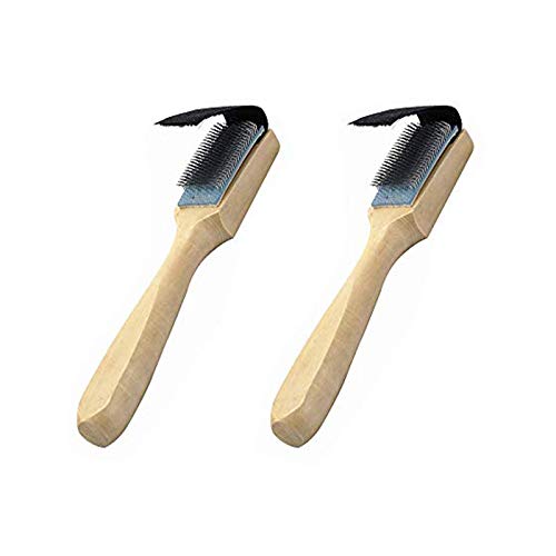 BinaryABC Dance Shoes BrushShoes Cleaner BrushSuede Sole Wire Shoes Wood Cleaning Brush Cleaners 2Pcs - Image 1