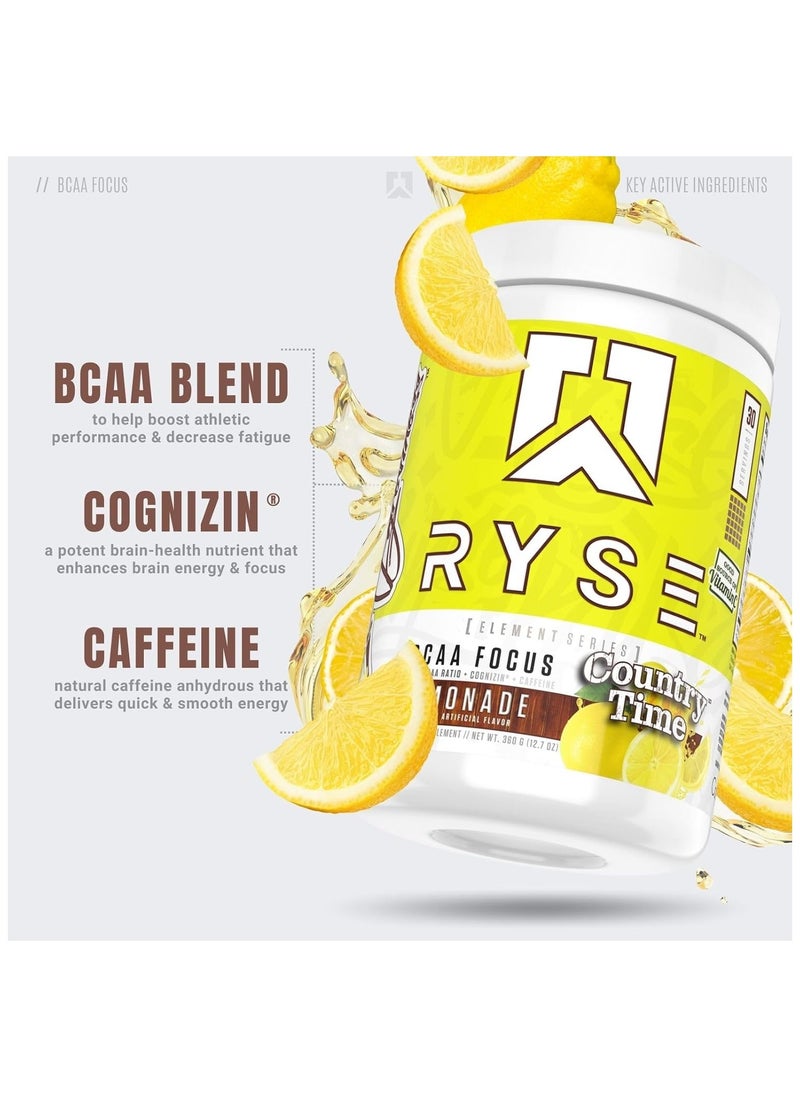 RYSE - BCAA Focus, Lemonade Country Time, 30 Servings 360 g - Image 1