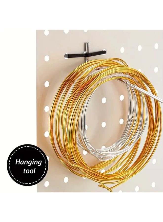 200pcs Black Pegless Hook Locks Plastic Pegboard Holders Wall Mounted Garage Storage Organizers - Image 5