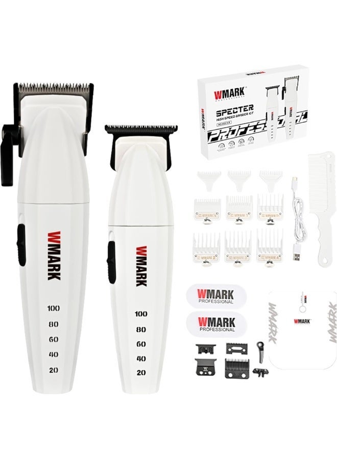 WMARK Professional Hair Clippers for Men NG-8632KIT – Barber Clippers and Trimmers Set with LED Battery Display - Image 1
