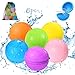 KOKODI Reusable Water Balloons Quick Fill Self Sealing Refillable Water Bombs for Kids Adults LatexFree Silicone Splash Water Ball for Summer Fight ball Game Pool Party Beach Outside Toy activities - Image 4
