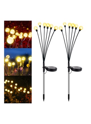 Solar Lights Outdoor Garden,  2Pack 6LED Solar Firefly Lights, Waterproof Swaying Solar Lights with 2 Modes, Solar Garden Decorative Lights Yard Patio Pathway Decoration, Warm White - pzsku/ZCCEC580FB76412DF4075Z/45/_/1718185018/ec603a05-1794-45c4-8076-f4e173c05937