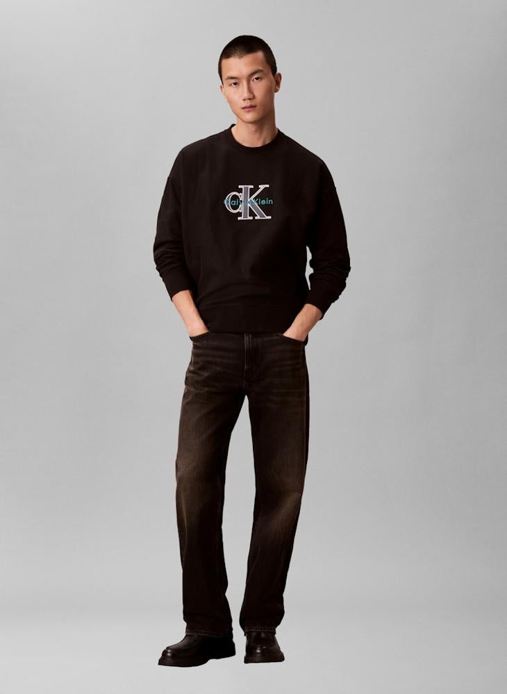Calvin Klein Jeans Monologo Crew Neck Sweatshirt - Image 5
