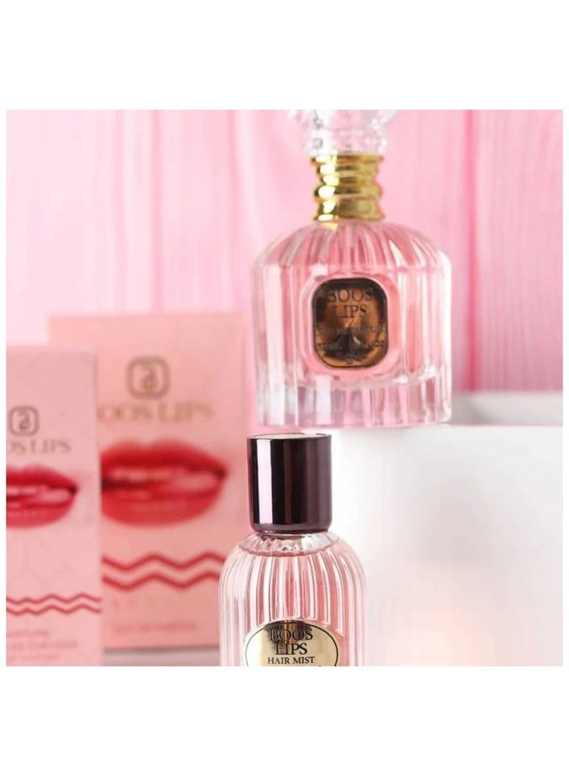 بووس طقم عطر + معطر الشعر BOOS LIPS او دي بارفيوم - Image 1