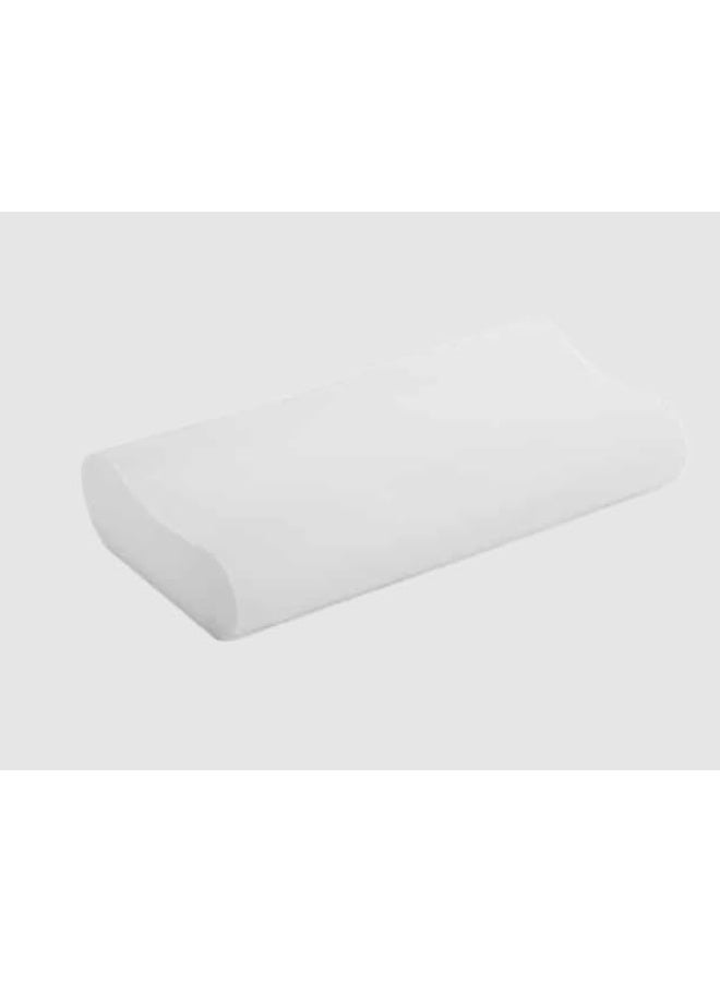 Memory Foam Contour Long Pillow - Full Body Support Sleeping Pillow for Side Sleepers & Pregnancy - Orthopedic Neck & Back Relief - White (40x120x13 cm) - Image 1