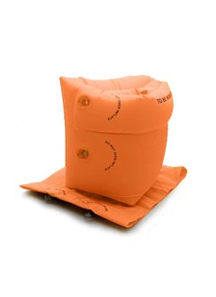 Arm Swim Floaties For Kids 57 Inflatable Kids Arm Floaties For Pool Wing Arm Band Swimmies Perfect Water Wings For Learning How To Swim For Kid And Adult (Orange Children'S Floaties)