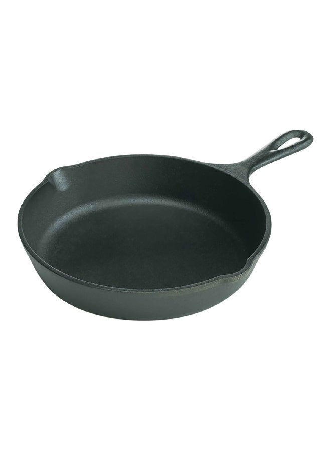 Lodge Pre-Seasoned Cast Iron Non-Stick Round Skillet Pan Black 1.8 x 8.7 x 13.3 Inch L5SK3  - Image 2