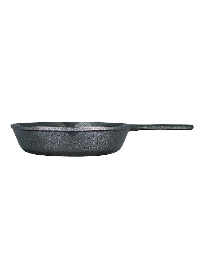 Lodge Pre-Seasoned Cast Iron Non-Stick Round Skillet Pan Black 1.8 x 8.7 x 13.3 Inch L5SK3  - Image 3