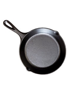 LODGE Pre-Seasoned Cast Iron Non-Stick Round Skillet Pan Black 1.8 x 8.7 x 13.3 Inch L5SK3  - Image 4