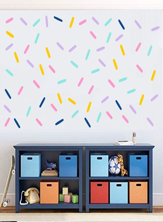 إياسو ملصقات حائط من القماش المرشوش، ملصقات ميني بار، ملصقات حائط من قصاصات ورقية قابلة للإزالة واللصق، ديكور غرفة الأطفال - Image 4
