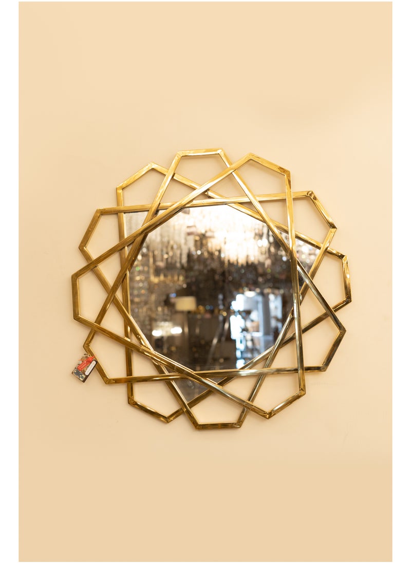 Kandil Egypt Pvd Arabesque Mirrors Gold 100x100cm 