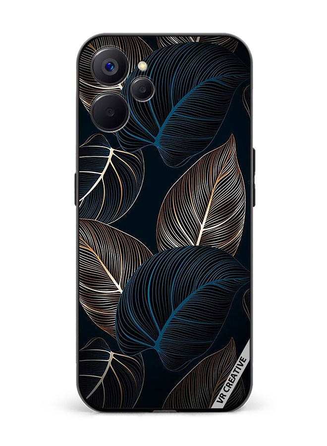 VR CREATIVE Protective Case Cover For Realme 10 5G Banana Palm Tree Leaves Pattern Design Multicolour - Image 1