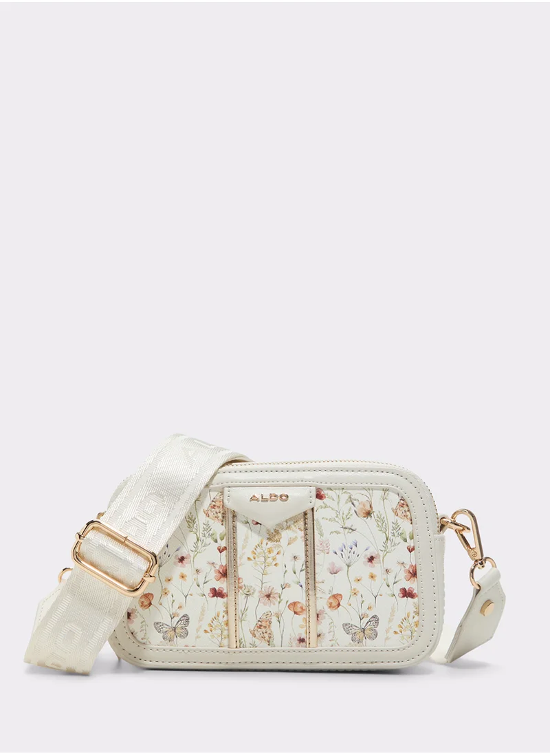 ALDO Zip Through Floral Printed Crossbody