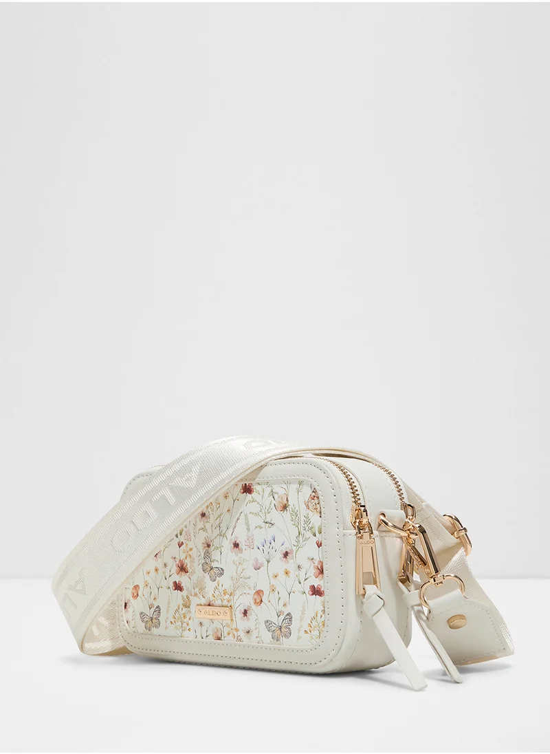 ALDO Zip Through Floral Printed Crossbody