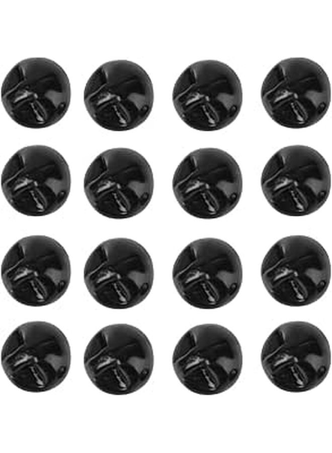 Round Colorful Pearl Buttons 6mm 50pcs for DIY Sewing Crafts and Embellishment Accessories - Image 1