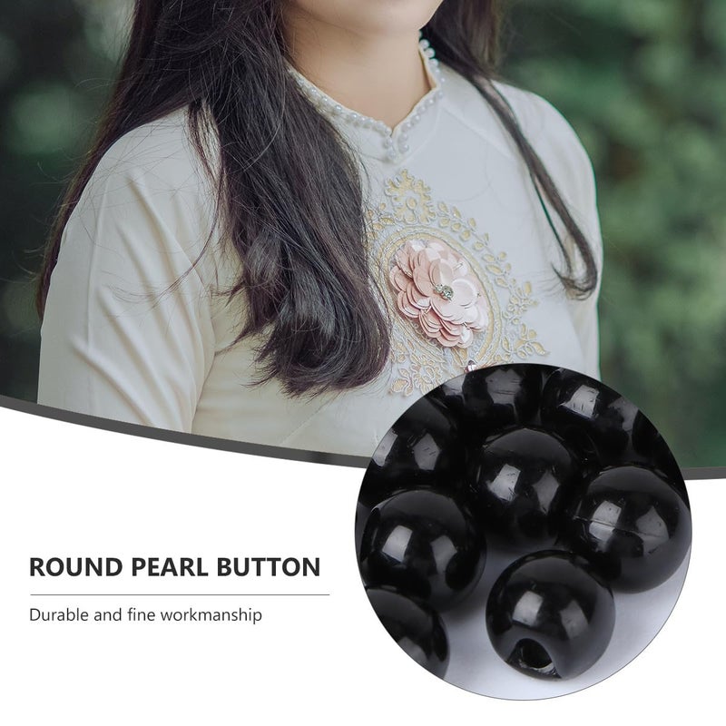 Round Colorful Pearl Buttons 6mm 50pcs for DIY Sewing Crafts and Embellishment Accessories - Image 5