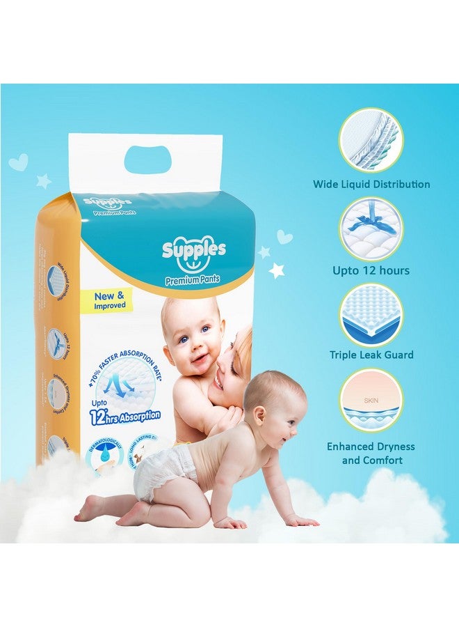 Supples Brand - Supples Premium Diapers, Medium (M), 31 Count, 7-12 Kg, 12 Hrs Absorption Baby Diaper Pants - Image 3