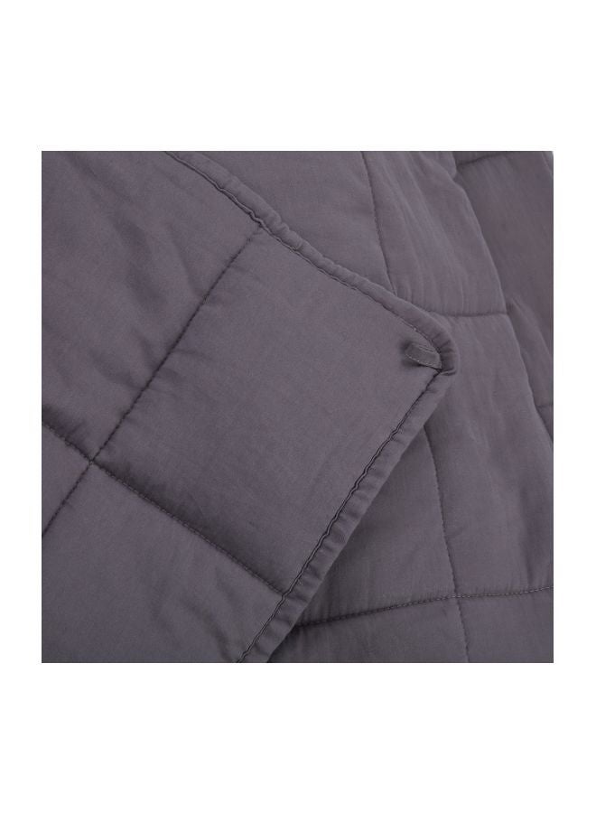 نيبمينينت Cotton Blanket Dark Grey 80x60inch - Image 2