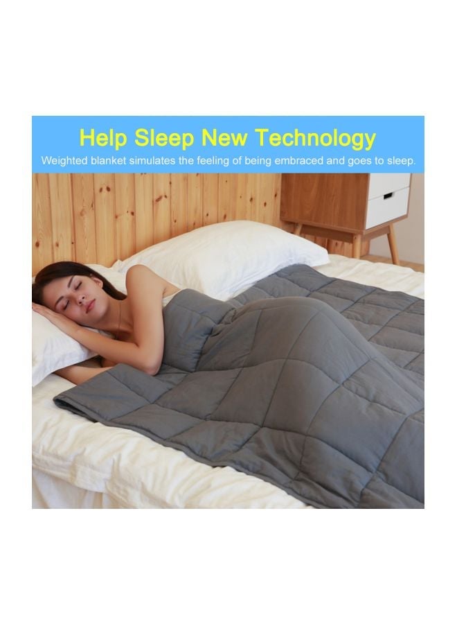 نيبمينينت Cotton Blanket Dark Grey 80x60inch - Image 4