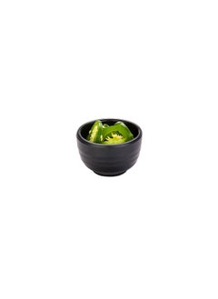 Restaurantware Restaurantware-Voga 2 Ounce Sauce Cups, 10 Round Dipping Cups - For Condiments And Individual Portions, Dishwashable, Black Melamine Dipping Cups, Shatterproof, Japanese Style  - Image 2