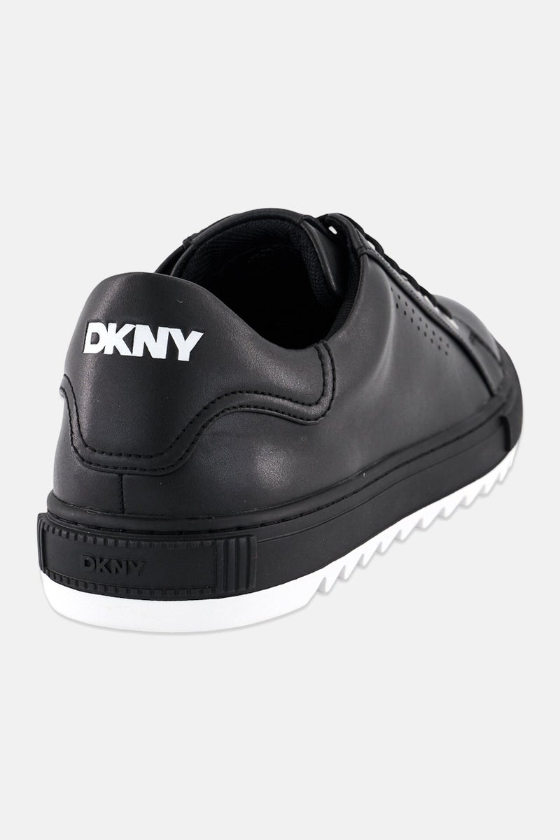 DKNY Men Medium Lace Up Casual Shoes, Black - Image 2