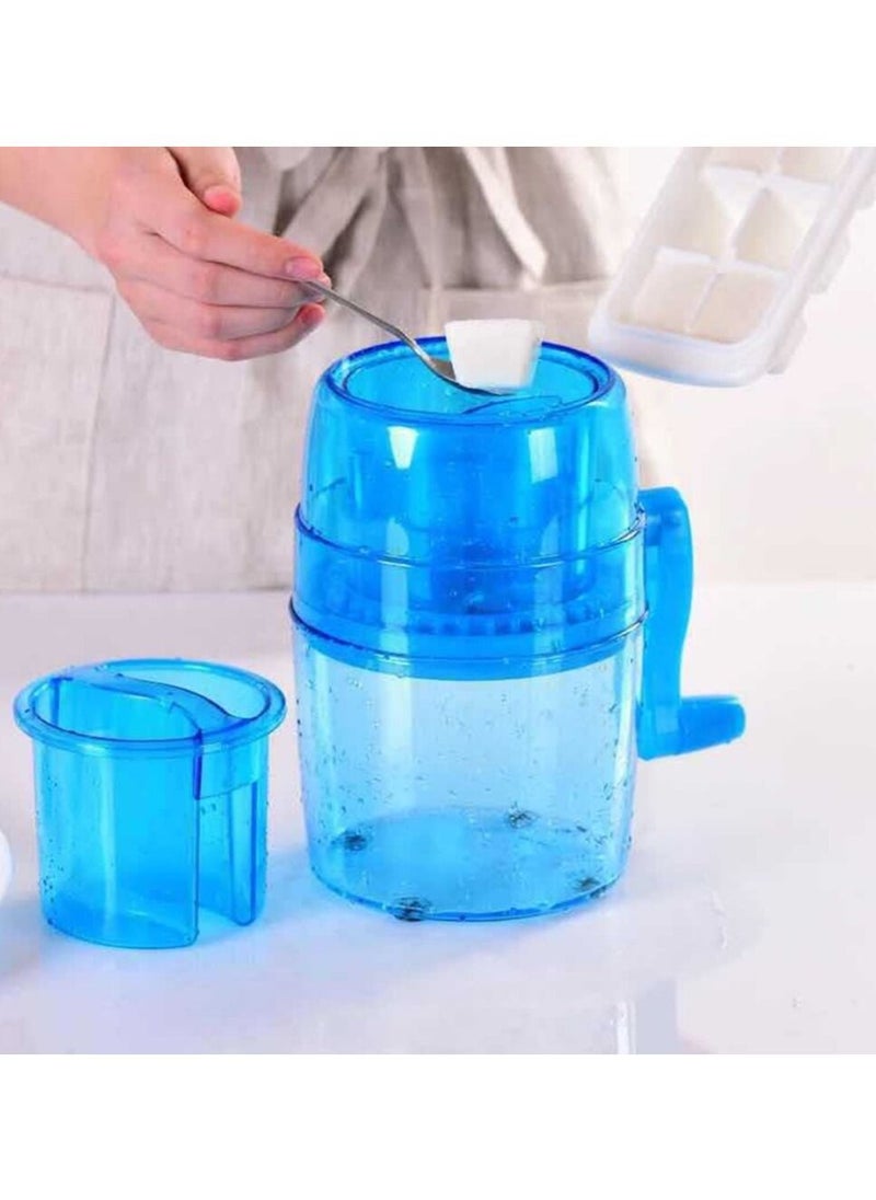 Generic - Handle DIY Ice Crusher Manual Portable Ice slush Maker home Snow Cone Smoothie Ice Block Making Machine Ice Shaver - Image 1