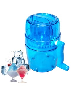 Handle DIY Ice Crusher Manual Portable Ice slush Maker home Snow Cone Smoothie Ice Block Making Machine Ice Shaver