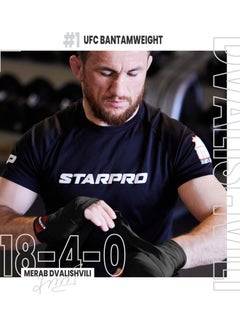 Starpro Boxing Hand Wraps - Carbon Woven Cotton Bandages - 2.55M 3.5M 4.5M - Boxing Wraps For Men Women Kids For Training Sparring Fitness & Martial Arts  - Image 4