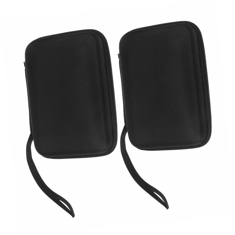 2pcs EVA Storage Case for Hard Drives and Earbuds Portable Zipper Bag Organizer - Image 2