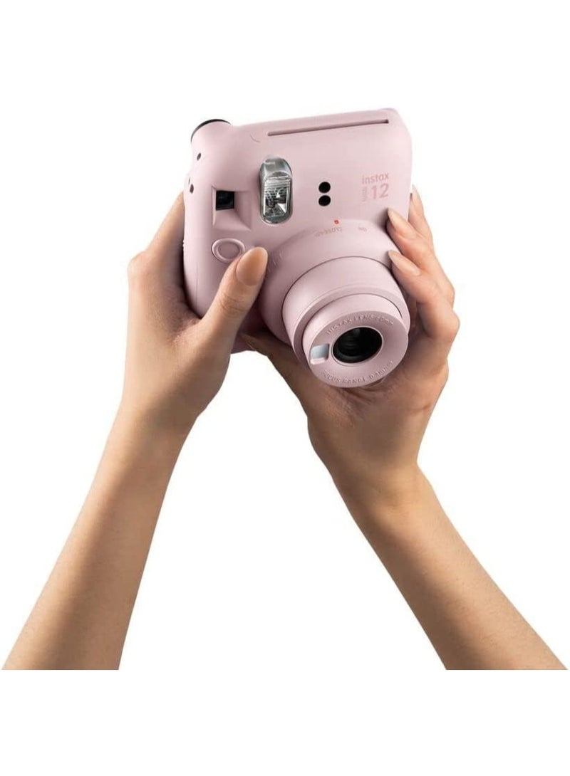 Instax Fujifilm Instax Mini 12 Instant Camera – Blossom Pink | Instant Film Camera with Auto Exposure, Close-Up Mode & Built-In Flash - Image 3