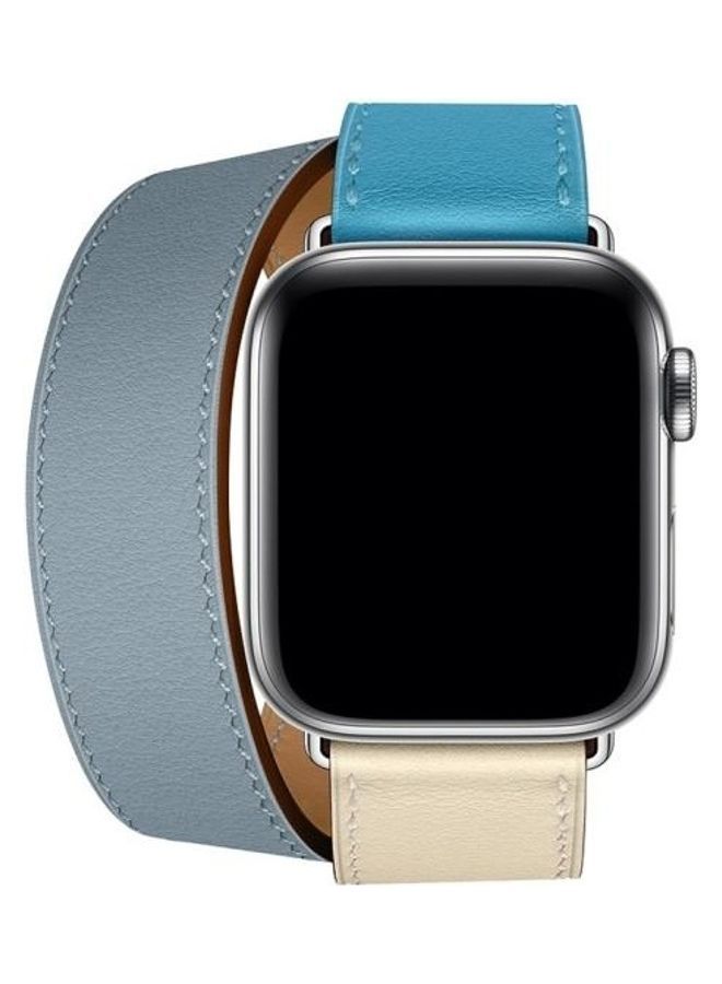 NIBEMINENT Two Colour Double Loop Watchband For Apple Watch Series 3 & 2 1 38Mm Multicolour - Image 1