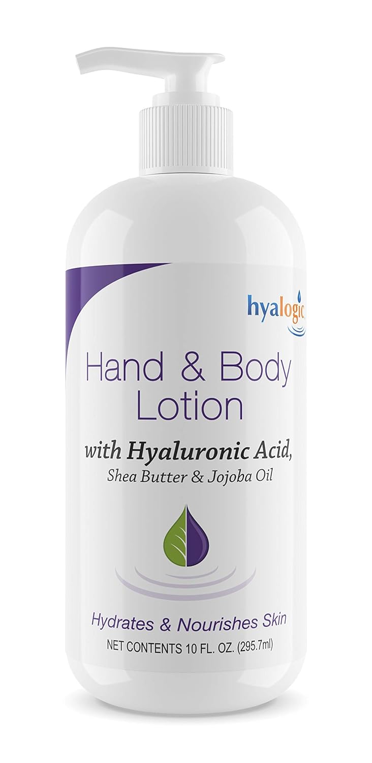 Hyalogic Episilk Hand  Body Lotion  Great Body  Hand Lotion with Hyaluronic Acid  Shea Butter  Jojoba Oil Skin Care Lotion for Men  Women 10oz
