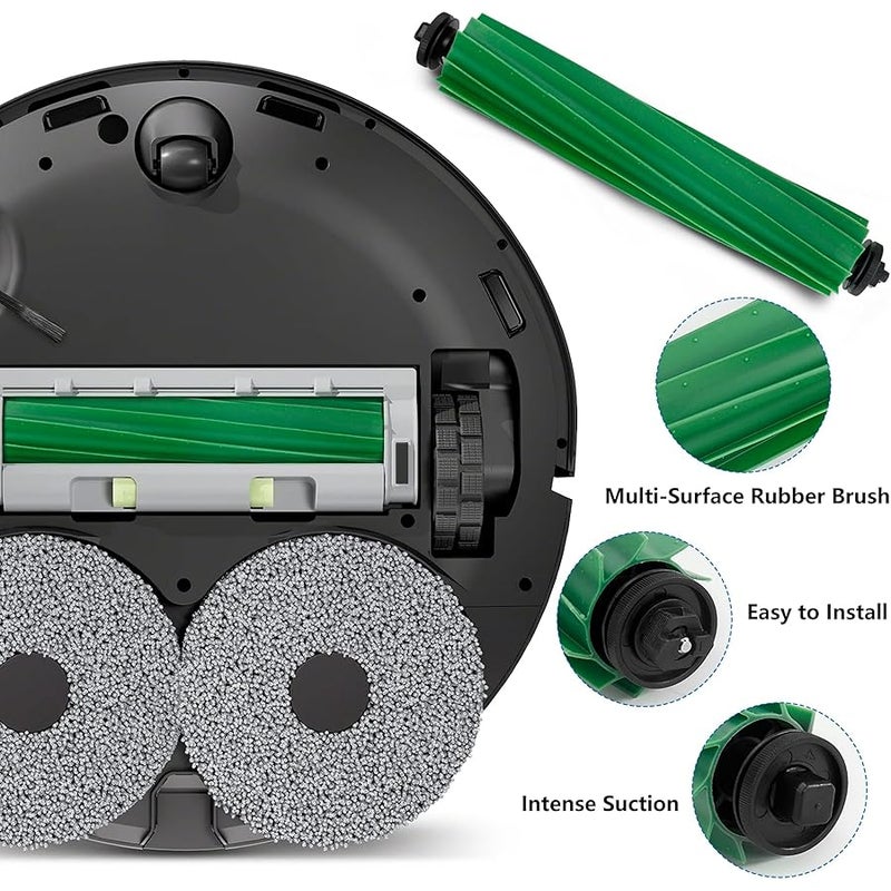 Odashen 16 Piece Replacement Kit for iRobot Roomba Plus 505 and 405 Vacuum with Main Brush Side Brushes Filters Wipes and Dust Bags - Image 3