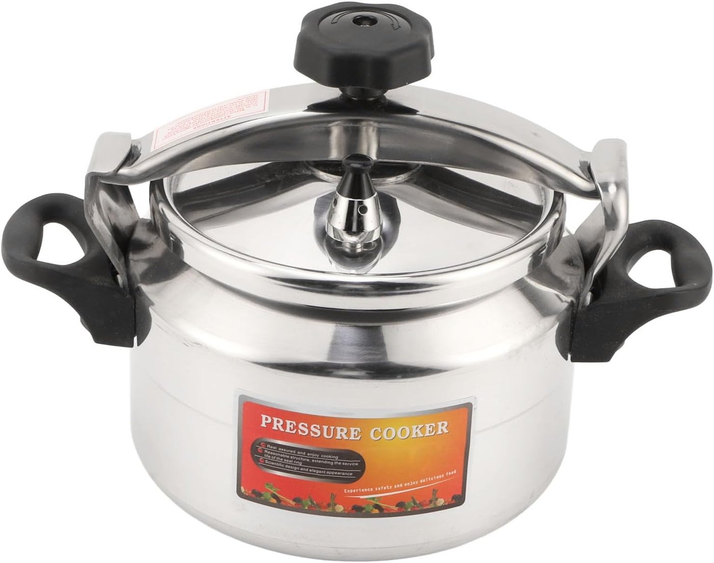 Pressure Cooker, 3L/4L/5L Capacity Stovetop Aluminum Pressure Canner, Explosion Proof Gas & Induction Compatible Rice Cooker Multifunctional Slow Cooker for Family or Commercial