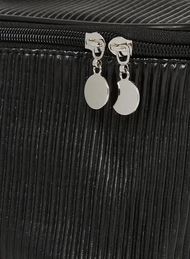 Styli Textured Zip Around Washbag