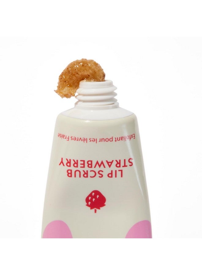 لانو ليبس مقشر الشفاه - مقشر طبيعي للشفاه مصنوع من اللانولين وفيتامين هـ وبذور الفراولة المطحونة ناعماً - مقشر سكر لطيف لشفاه صحية وناعمة - الفراولة (0.35 أونصة) - Image 3