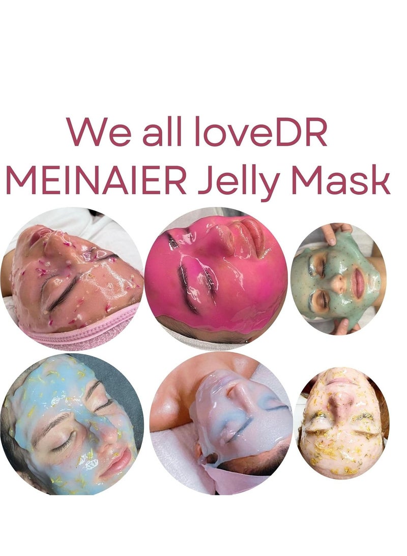 DR.MEINAIER Jelly Mask Powder for Facials, Anti-Acne Skin Rejuvenation Mask f, Peel Off Mask, Jelly mask for professionals, Jelly Face Mask (Collagen 650G) - Image 5