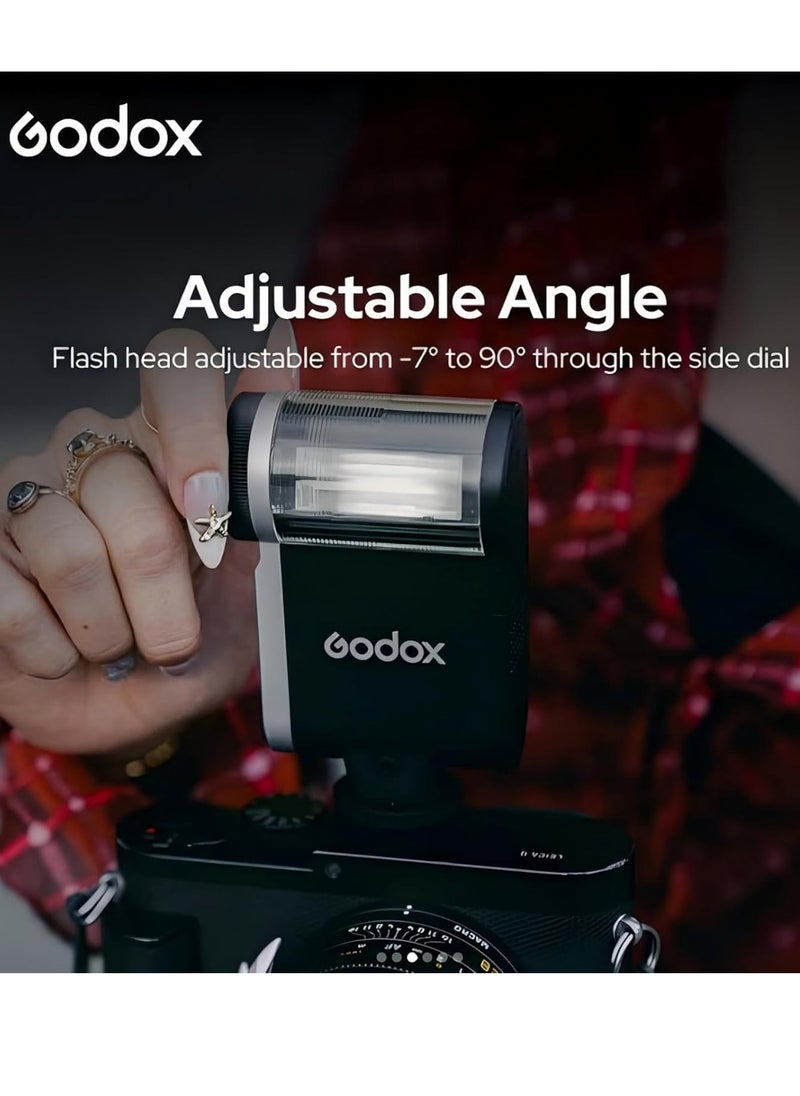 Godox iA32 iFlash Camera Flash Mini Speedlite GN15 A/M Mode with S1/S2 Optial Trigger Tiltable Flash Head for Fuji,Canon,Nikon,Sony,Olympus,Panasonic Camera  - Image 3