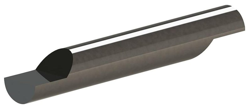 RS-187-2 Blank - Split End - Double Ended, 3/8" Split Length, 3/16" Shank Dia, 2" OAL, Uncoated