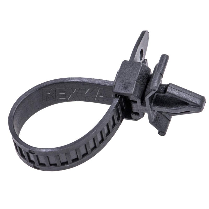 Rexka 30pcs 7mm Hole Uinversial Releasable Cable Strap Tie 110mm Length Compatible with Auto Car Toyota Lexus Honda Nissan Mazda Subaru Hyundai Kia - Image 5