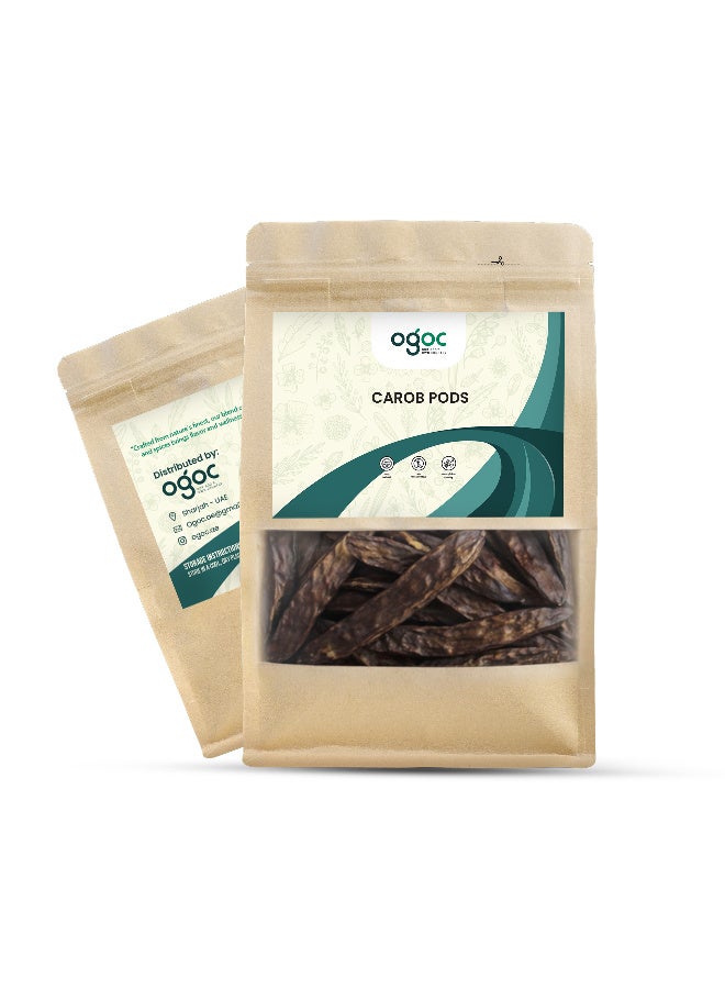 OGOC Carob Pods Ceratonia Siliqua Kharrub Carob Pieces Dried Carob Pods Aromatic Pantry Essential for Tea Syrup Baking Desserts Drinks - Image 5