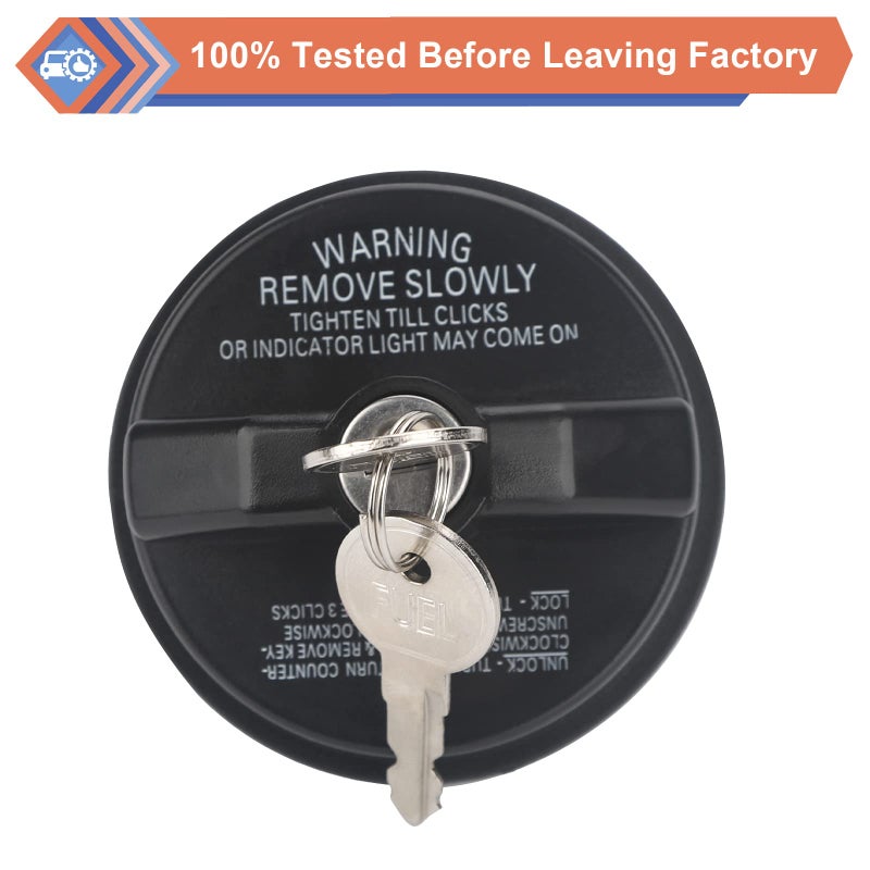 ZONFANT Locking Gas Cap W/2 Keys, Lock Fuel Cap Compatible With Chevy Honda Nissan Acura Mazda Cadillac GMC Vehicle 4Runner FJ Cruiser Silverado Camaro And More, Replace#10504 77300-47020 - Image 4