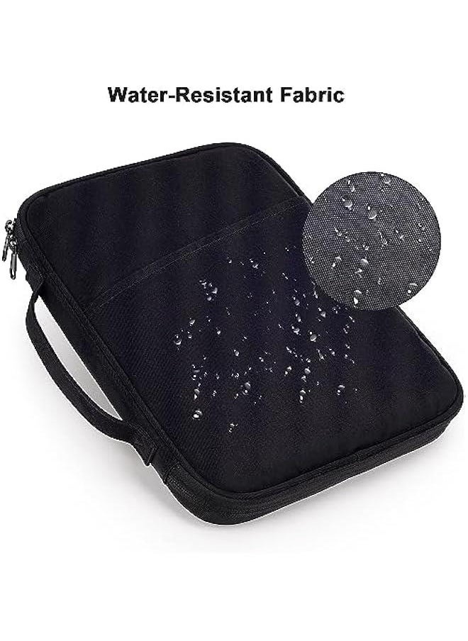 HOOKOR iPad Carrying Case, Padded Protective Travel Tablet Sleeve Bag for iPad Pro 11, iPad 10.9 (10th Gen), iPad Air (5/4th Gen), Galaxy Tab S9/S8 (Black, 12-13 Inch)  - Image 4